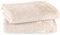 Pure Label 2-TLG. Handtücher Set mit Aufhängeschlaufen aus 100% Baumwolle, saugstark, weich und Oeko-TEX Zertifiziert - 2er Pack Handtücher 50x100 cm aus feinster Baumwolle, Creme