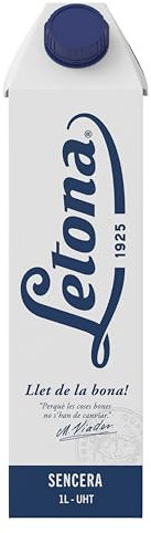 LETONA leche UHT - entera 1L