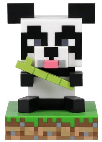 Minecraft Officially Licensed Panda Free Standing Desk Light, Gaming Room Decor and Merchandise for Boys and Girls, Nightlight Gift Accessory for Playroom and Bedroom | Paladone