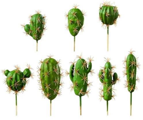 Alipis Piante Di Cactus Artificiali Finte Mini Piante Decorative Finte Per Lufficio Domestico
