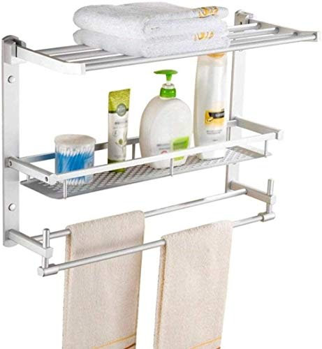 Inodoro Escobillero, Almacenamiento De Baño, Estantes De Baño Baño Plegable Multifuncional Inodoro Colgador De Pared Colgante De Baño Soporte De Estante De Inodoro