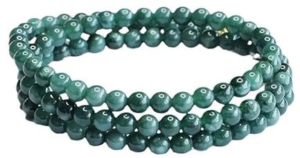 Natürliche A-Grade Jade Perlenkette Blau Wasser Jade Halskette Hängende Kette