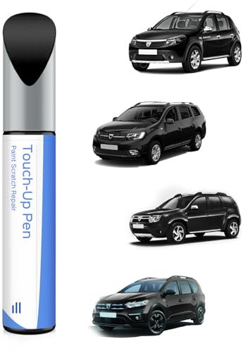 PARTS4EV 676 Noir Nacre/Nacre/Noir Métallisé Peinture de retouche pour Dacia Correspondance exacte - Réparation des rayures et des écaillages