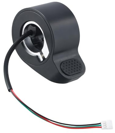 Joyan 1 Stück Daumengas Elektrischer Scooter, E Scooter Ersatzteile, Daumengas Ebike, Daumengas, Gaspedal Scooter Zubehör, Daumenbeschleuniger für Xiaomi M365, Schwarz