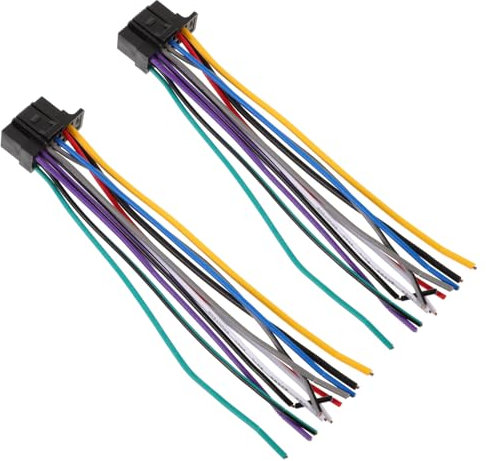 Gadpiparty Wiring Harness Connector Kit Car Radio Plug for Stereo Installation Wire Harness