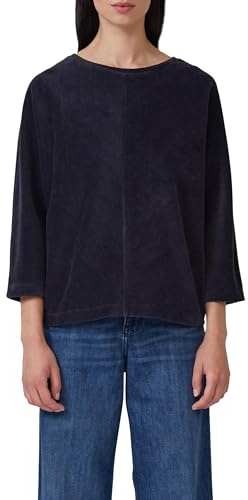 s.Oliver Cord-Shirt mit Teilungsnaht und Fledermausärmeln