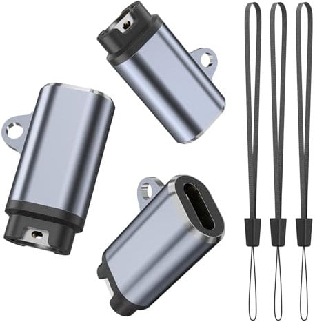 3 Pack Garmin Watch Charger Adapter, USB C Charging Adapter for Garmin Vivoactive 6 5 4 3 3S 4S, Venu Sq/Sq 2/Venu 2/2 Plus, Forerunner 55/165/255, Fenix 7 7S 7X 6s 6 6X,instinct Tactical (3-PACK 01)