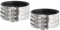 PATIKIL 6 Inch Flexible Pipe Coupling with Clamps, 2 Pcs 304 Stainless Steel No Hub Couplings Pipe Connector with Rubber Liner for PVC and Metal Pipes, Drain System
