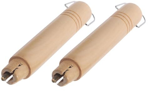 Holibanna 2pièces Manche De Poêle Bois Poignée De Casserole Amovible Remplacement Pour Ustensiles De Cuisine Adaptée Pour Petites Marmites Et Casseroliers Installation Facile