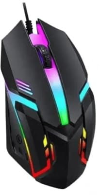 Genérico Wired Gaming Mouse with Ergonomic Design (Black)