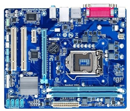 Placa Madre Fit For GIGABYTE GA-H61M-S2PH Placa Base de Escritorio H61 LGA 1155 I3 I5 I7 DDR3 16G