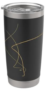 Kintsugi Vaso térmico de acero inoxidable de doble pared