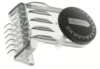 Rowenta Kamm Insert 1 – 15 Rasierer für den Bart, Expertise Vision TN3400, TN3450