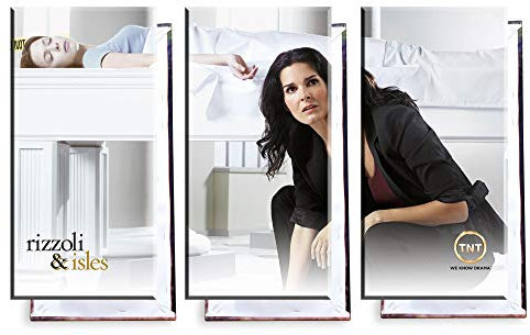 Unified Distribution Rizzoli & Isles - Dreiteiler (120x80 cm) Kunstdruck auf Leinwand • erstklassige Druckqualität • Dekoration • Wandbild