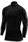 TCA Herren SuperThermal Baselayer Langarmshirt, Kompressionshirt mit Stehkragen - Schwarz/Schwarz, XL