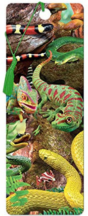 3D LiveLife Lesezeichen - Neugierige Kreaturen von Deluxebase. Ein Kreaturen-Lesezeichen mit linsenförmigen 3D-Kunstwerken, das vom renommierten Künstler David Penfound lizenziert wurde