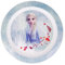 Piatto Piano Originale Disney Frozen per bambini con un design ergonomico, realizzato in plastica riutilizzabile e adatto al microonde.