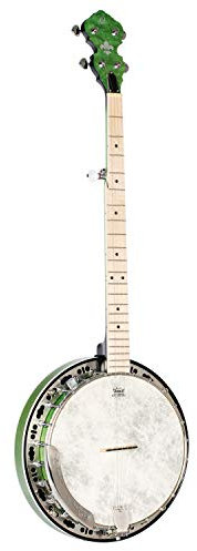 ORTEGA Falcon Series Banjo - Transparent Green (OBJE400TGR)