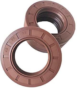 2 Stück FKM TC Wellendichtring Wellendurchmesser 40mm Außendurchmesser 55mm Fluor Covered zweilippig mit Frühling, 40x55x8mm