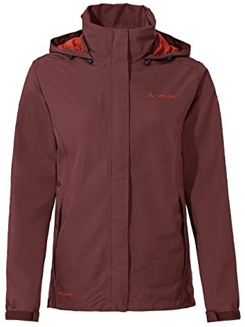 VAUDE Damen Women's Escape Light Jacket Regenjacke, Dark Cherry, 36 EU