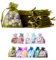 Soul Projekt [50 STK. Organzasäckchen mit Kordelzug für Hochzeiten, Schmuck, Geburtstage, Bastelarbeiten, Kristalle, Süßigkeiten, Gastgeschenke. Moosgrün Organza Bags Moss Green 7x9 x50