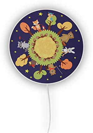 Niermann Standby 40681, Wandleuchte Waldtiere