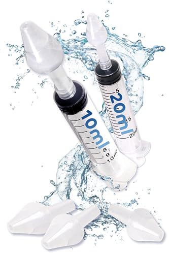 A&M Italia Set Irrigatore Nasale Bambini - Made in Italy - 2 Siringhe 10 e 20ml + 3 Olive x Lavaggio Naso