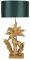 Clayre & Eef Tischlampe Giraffe 33x20x67 cm Goldfarbig Grün Kunststoff Schreibtischlampe