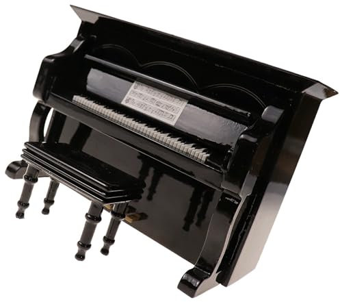 ornamenti per strumenti musicali Gli Ornamenti Verticali Del Pianoforte A Coda Modello Pianoforte Verticale Decorano La Scrivania Del Soggiorno (Size : Black)
