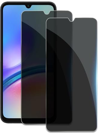 Protector Pantalla de Privacidad para Samsung Galaxy A05s Pulgadas Accesorios, Anti Espía Cristal Vidrio Templado, Anti Spy Cristal Templado, Amigable para Funda, 2 Unidades