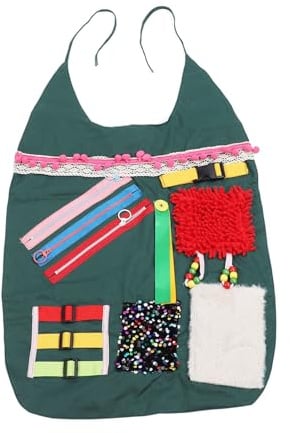 Tablier de Couverture Sensorielle pour Personnes âgées Souffrant de Perte de Mémoire, Activités Impliquant la Démence, Soulage l'anxiété, Matériau en Coton