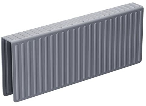 FOSFUKEER - Sella Per Lavandino in Silicone,Protezione Multifunzionale per Lavello da Cucina, Sicura e Durevole, Ideale per Proteggere le Vostre Posate e Vetreria (grigio, Piccolo)