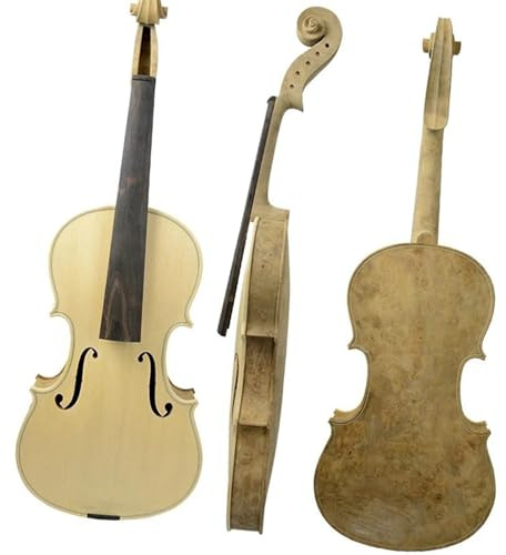 Violino A 5 Corde Avanzato Fatto A Mano, Violino, Acero, Abete Rosso, Parte Superiore Posteriore, Custodia Triangolare Per Violino 4/4 Fai Da Te