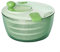 Zoegneer Effizienter Salatschleuder, Abtropfkorb, Gemüse, Salat, Entwässerung mit Handkurbel, transparentes Design, spülmaschinenfest (grün), 72311I59O8O600T1155C71Y133B29P
