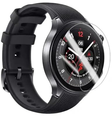 Renwox 5pcs Hydrogelfolie Displayschutz für OnePlus Watch 2 1.43 Flexibel HD Clear Bildschirmschutz TPU [Berührungsempfindlich] [Blasenfrei] Einfache Installation Kit