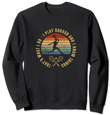 Squash Das mache ich Lustiger Squash Sweatshirt