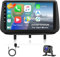 Hodozzy 2G+64G Android GPS Autoradio für Opel Meriva B 2009-2014 Wireless Carplay Android Auto, 9 Zoll Touchscreen mit Navi WiFi Bluetooth Mirrorlink HiFi FM RDS Canbus mit Rückfahrkamera