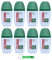 8x Borotalco Fresco Deodorante Deo Vapo No Gas,Frischer Talkum-Duft,Dreifacher Schutz vor Schweiß und extra Trocken Effekt,75ml + Beni Culinari Kostenloser Schlüsselanhänger
