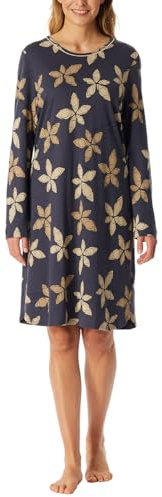 Schiesser Damen Nachthemd Sleepshirt 1/1 Langarm ca. 100cm - 182018
