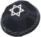 Beimus Elegante Kippah-Kappen für Erwachsene Juden Hut Stickerei Stern Kippa Caps Bequeme Yarmulke Hut Judaica Kippa Hut Marineblau, marineblau, 8.19x5.07in