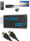 coalwop Wii-auf-HDMI-Adapter mit 1,5 m Wii-HDMI-Kabel, unterstützt alle Wii-Display-Modi NTSC/480i/480p/PAL576i/720P/1080P @ 60Hz – voll digitales HDMI-Format Video- und Audio-Ausgang und 3,5