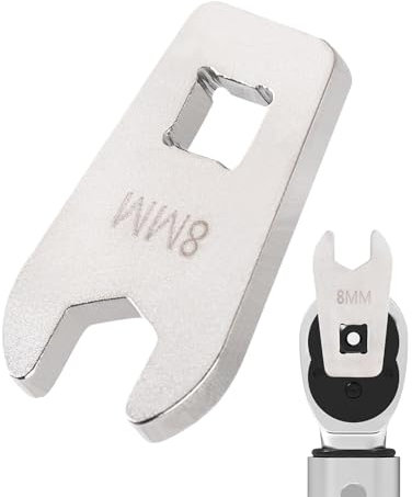 FmtwPhn Open Wrench Head | 8mm Screw Removal Tools | Bicycles Disc Brake Cable Repair Tool Screw Remover for 1/4 Head Wrench