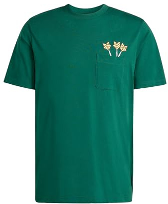 adidas Men's Novelty Dart Graphic T-Shirt, Collegiate Green, M