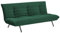 Happy Garden 3-Sitzer-Sofa, umwandelbar in grünem Samt Anatole - Beistellbett für 2 Personen, Vintage-Stil