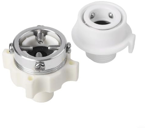 Edelstahl-Zulaufschlauch-Adapter, 2 Stück, Schnellanschluss, für die meisten Waschmaschinenmodelle