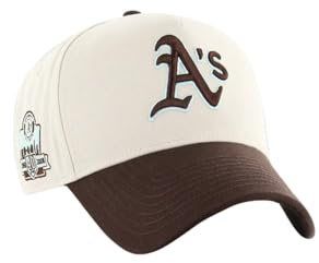 47 Sure Shot MVP DT Oakland Athletics Cap - Bone BN08 - Bone One Size