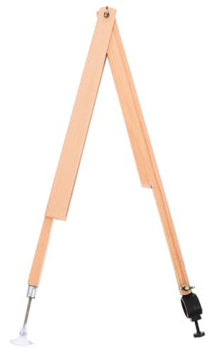 JOINPAYA Professioneller Holzzirkel Großer Zeichenzirkel aus Buchenholz mit Verstellbarem Radius Bis 120cm für Unterricht und Demonstrationen