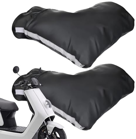 Genérico Muffs für Fahrradlenker: Warme Handschuhe für den Winter, isolierte Fahrradhandschuhe, wetterfeste Fahrradhandschuhe, Schutzwärmer