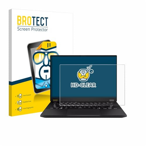 BROTECT Schutzfolie für ASUS TUF Gaming A14 | Transparenter Displayschutz Made in Germany Klare Displayschutz-Folie Clear Einfache Montage Case-Friendly Displayfolie