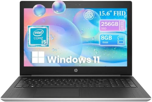 HP ProBook 450 G5 Ordinateur portable i5-7200u Win11 (renouvelé) | RAM 8 Go, SSD 256 Go, HDMI, clavier japonais, FHD 15,6 (1920 x 1080)